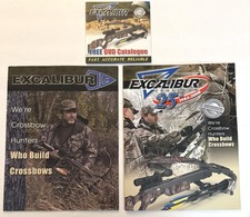 Excalibur Crossbows 2008 25° Anniversario Catalogo DVD + 2° Catalogo Set di 3