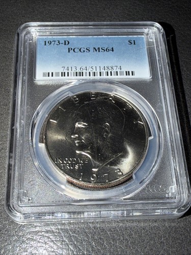 1973 eisenhower pcgs ms64 - 1973-d,