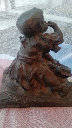 Scultura bronzo firmatau - scultura,