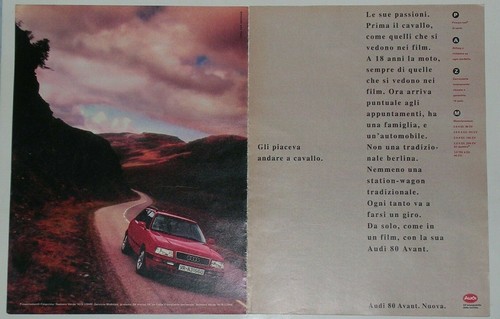 Advert pubblicità auto - advert,