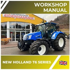 NEW HOLLAND T 6 series Repair Manual - ENGLISH - Workshop Service TRACTOR