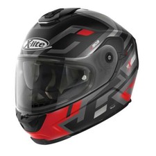 X-Lite X903 Impetus N-com Casco Rosso Opaco Nero (29) Moto Sport Touring