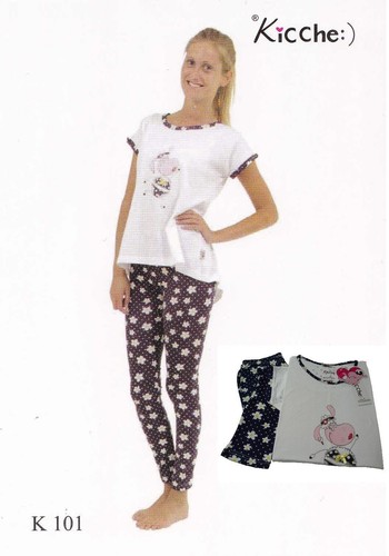Pigiama donna kicche young - pigiama,