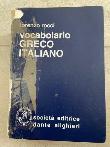 Vocabolario greco italiano - vocabolario, di