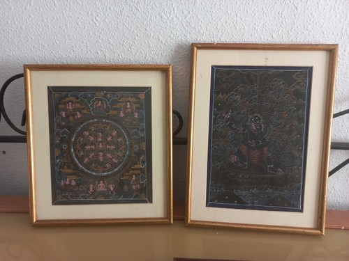 Pareja cuadros thangka - de,