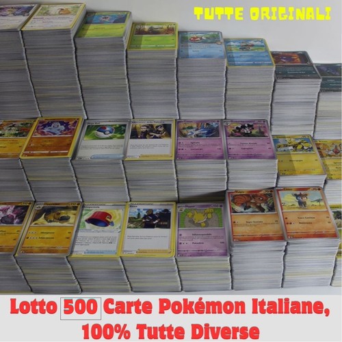 Lotto 500 carte pokemon - lotto,
