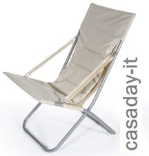 sdraio Poltrona CANAPONE struttura acciaio tessuto idrorepellente