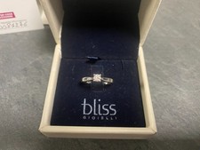 Anello Solitario oro bianco 18kt con diamante 0.20ct Donna BLISS Dream Misura 13