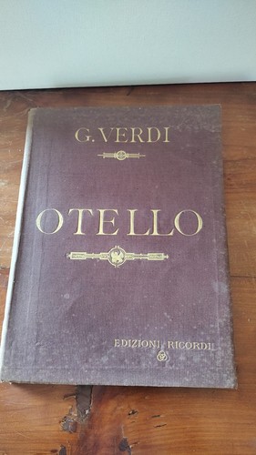 Spartito otello giuseppe - otello,