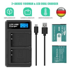 2x NP-BG1 NPBG1 batteria + caricabatterie per Sony CyberShot DSC-H10 H20 H50 DSC-W100 W150