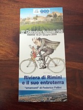 Programma 22° Cicloraduno Nazionale FIAB anno 2009 a Rimini (Fellini in bici)