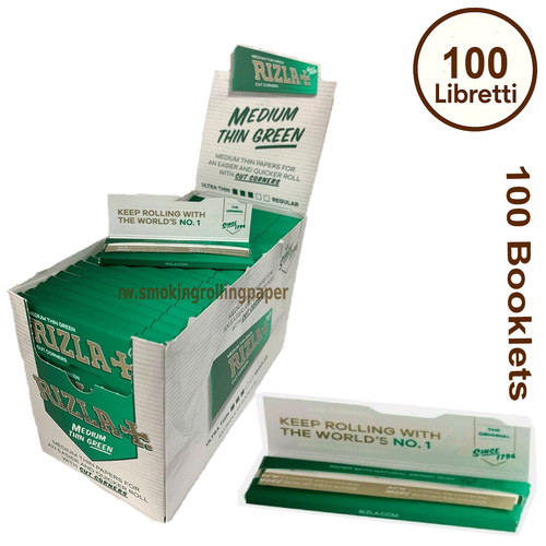 Cartine rizla verdi corte - verdi,