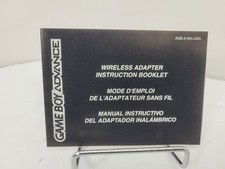 Adattatore Wireless Nintendo Game Boy Advance Manuale Istruzioni SOLO Libretto