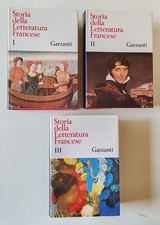 Abraham - STORIA DELLA LETTERATURA FRANCESE (Garzanti, 1985) 3 volumi