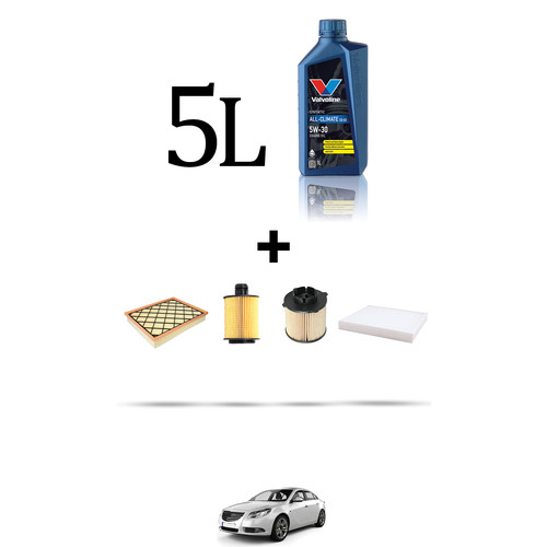 Hoffcar kit tagliando filtri - kit,