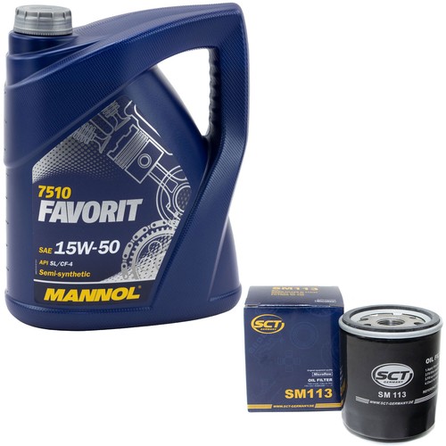 Kit olio motore 15w50 litri - kit,