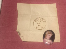 Ritratto in miniatura firmato - Battista Sforza: dipinto a mano - Pesaro 1800!!!