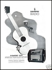 PUBBLICITA' 1942 RADIO SIEMENS