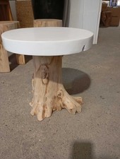 Tavolino sgabello in legno di