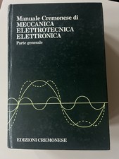 Manuale cremonese meccanica - cremonese, di