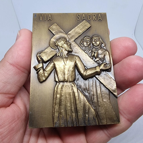 Medaglia bronzo stazioni - medaglia, in