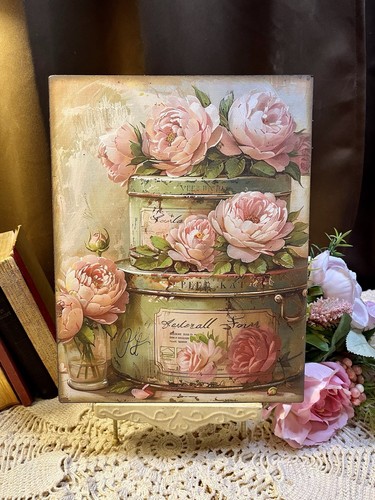 Lattine rose latta shabby - e,