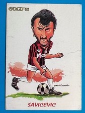 Figurina calcio DEJAN SAVICEVIC 268 MILANO card Score ORO 93 Calciatori 1993