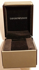 EMPORIO ARMANI-SCATOLA PER OROLOGIO-VINTAGE-RARE WATCH BOX-CASE-CAJA-BOITE
