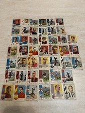 Lotti di 46 figurine cartonate calciatori Nannina anni 60 vintage da collezione