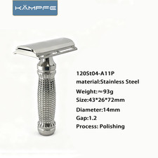 Rasoio Da Barba Manuale a Doppio Bordo Da Uomo Classico Kampfe Rasoio Da Viaggio