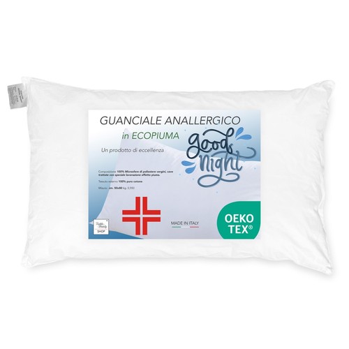 Guanciale cuscino anallergico - cuscino,