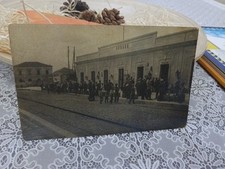 Cartolina Postale Ubermoro Militare Stazione Ferroviaria Gerace  Primi 900
