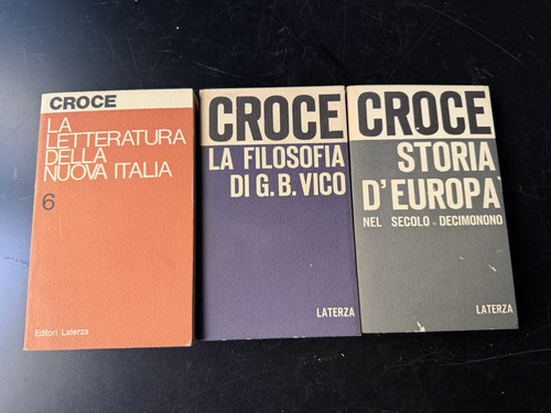 Lotto libri benedetto croce - lotto,