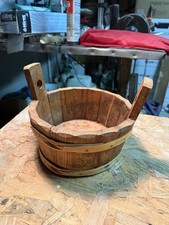 Antico mastello in legno da