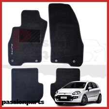 TAPPETI FIAT GRANDE PUNTO EVO STREET IN MOQUETTE CON RICAMO E 4 FISSAGGI 4 PEZZI