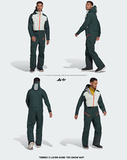 ADIDAS Tuta da sci alpino da neve in Gore-Tex 3L GTX pezzo unico uomo M
