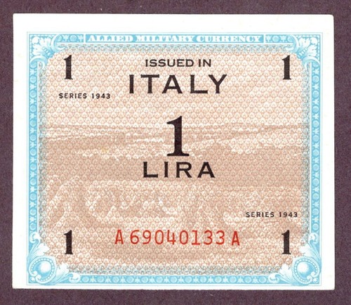 Italia lira banconota - banconota, 1943