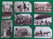 Lotto 8 schede telefoniche usate serie ANTICHI MESTIERI come foto