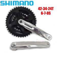 Shiamno FC-M131 Guarnitura Conica Tripla Quadrata 42-34-24T MTB 6-8 Velocità FC-M171