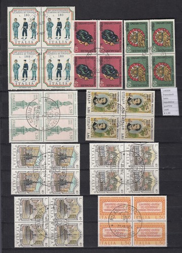Francobolli italia lotto - francobolli,