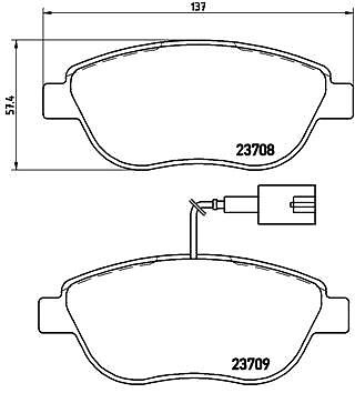 Brembo kit pastiglie freno - pastiglie,