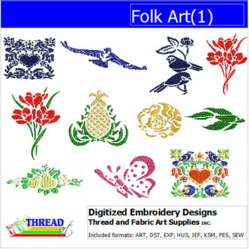 Set disegno ricamo - ,