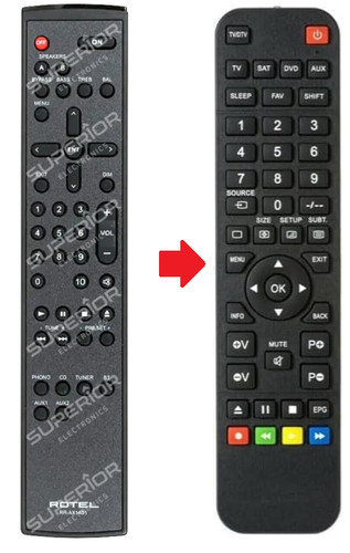 Telecomando ricambio per - telecomando, di