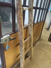 Antica Scala In Legno Da