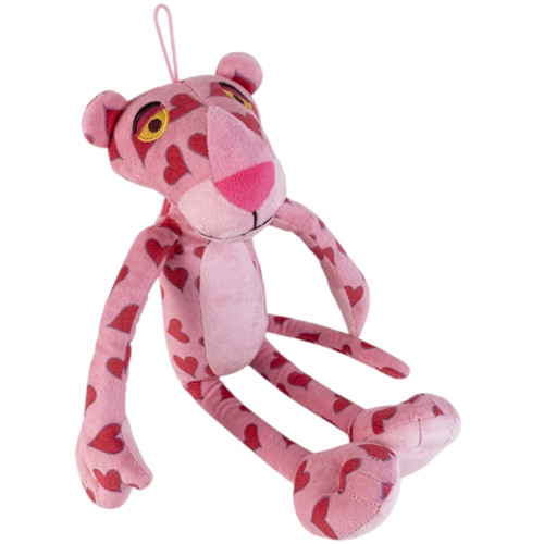 Peluche pantera rosa con cuori - con,