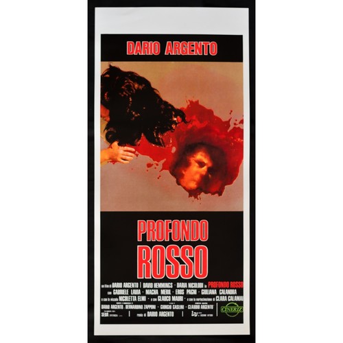 Locandina profondo rosso - profondo, dario
