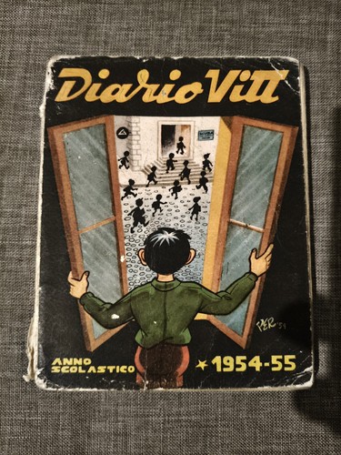 Diario scolastico vitt 1954 - diario,
