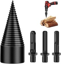 Vite Conica Spaccalegna 42MM Con 3 Attacchi  Fresa Legno Punta Per Trapano