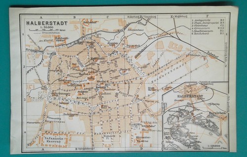 Germania pianta della città - germania,