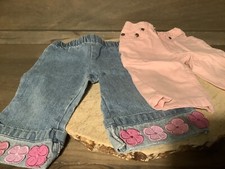 2 pairs of baby pants 3-6
